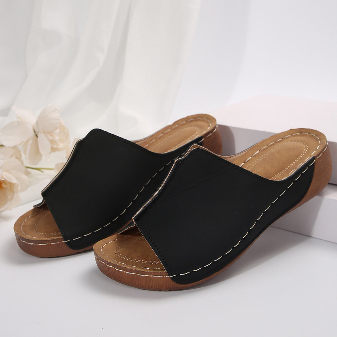 Damen Komfort Sandalen mit elegantem Riemendesign EB
