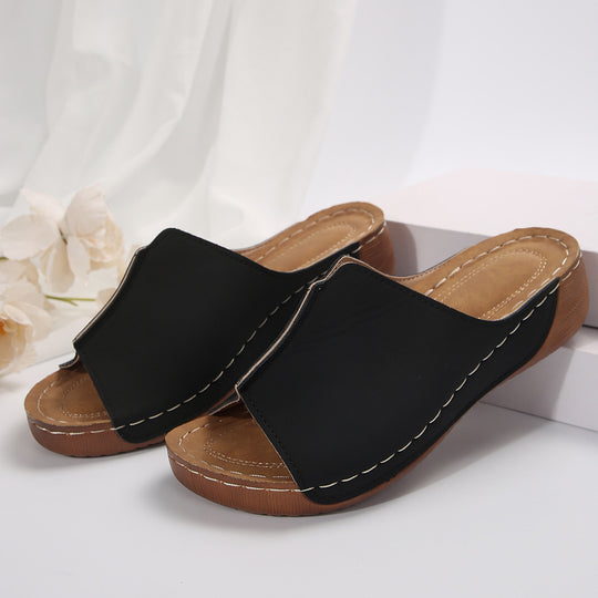 Damen Komfort Sandalen mit elegantem Riemendesign EB
