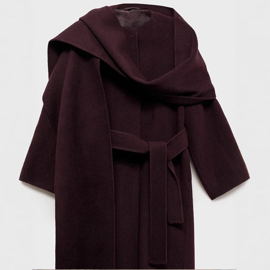 Damen eleganter Überwurf mit asymmetrischem Schnitt EB