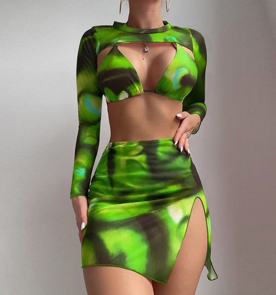 Damen modisches Ensemble mit Cut-Out-Design EB