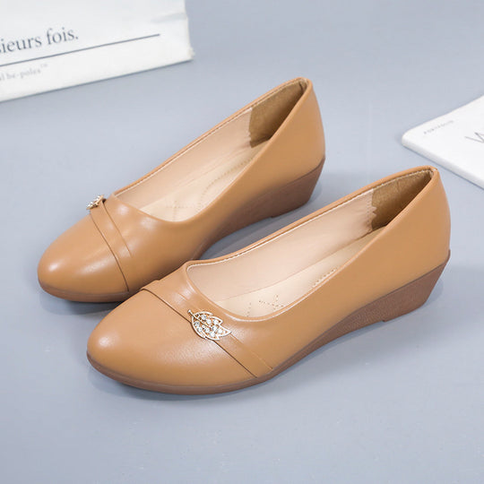 Damen Ballerinas mit eleganter Schmuckverzierung und bequemer Innensohle EB