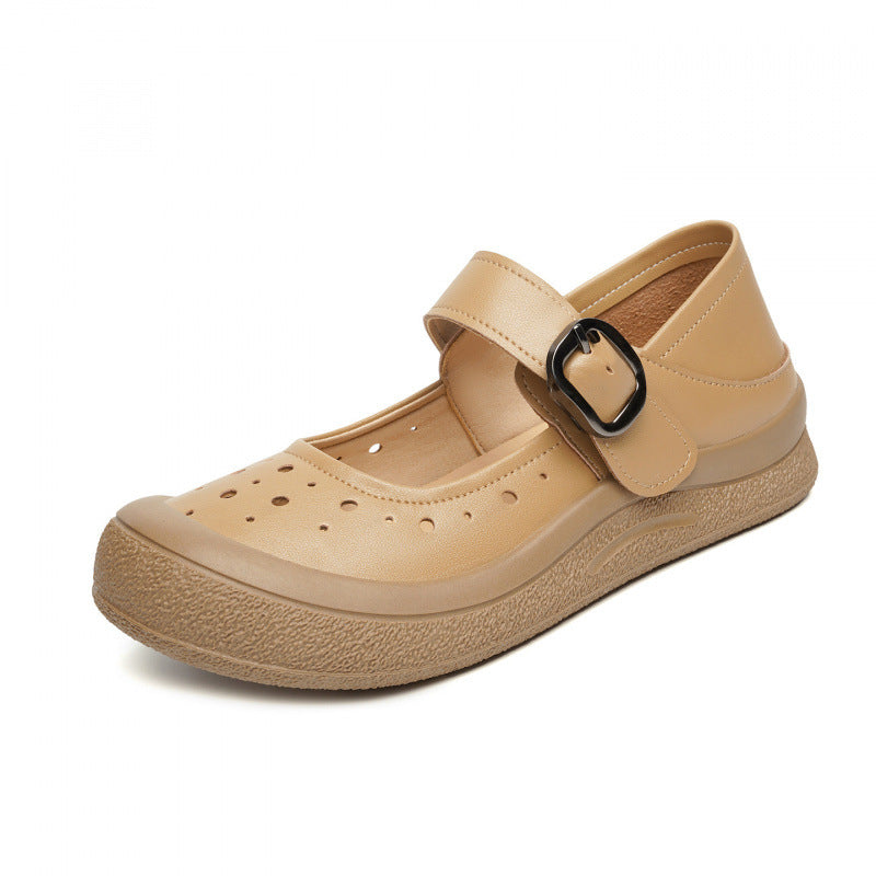 Damen Mary Jane Schuhe mit verstellbarem Riemen und anatomischer Sohle EB