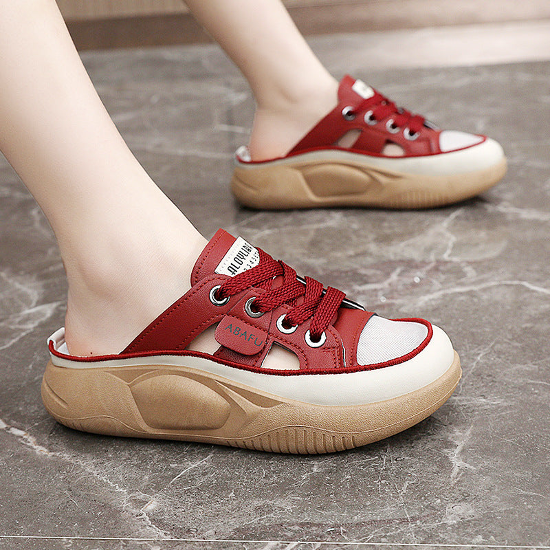 Damen Sneaker Slipper mit atmungsaktiver Mesh-Struktur und bequemer Sohle EB