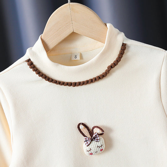 Mädchen Langarmshirt mit hübschen Details EB