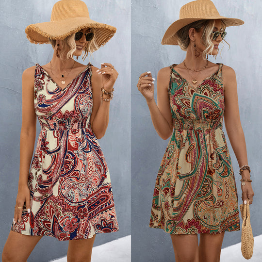 Damen Sommerkleid im Boho-Stil EB