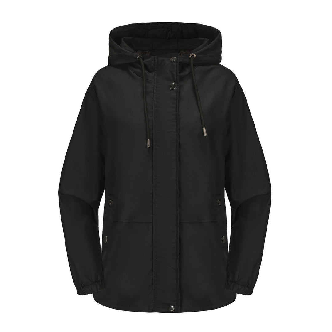 Damen leichte Windjacke mit verstellbarem Bund EB
