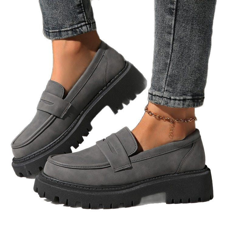 Damen Chunky Mokassins mit robustem Profil EB