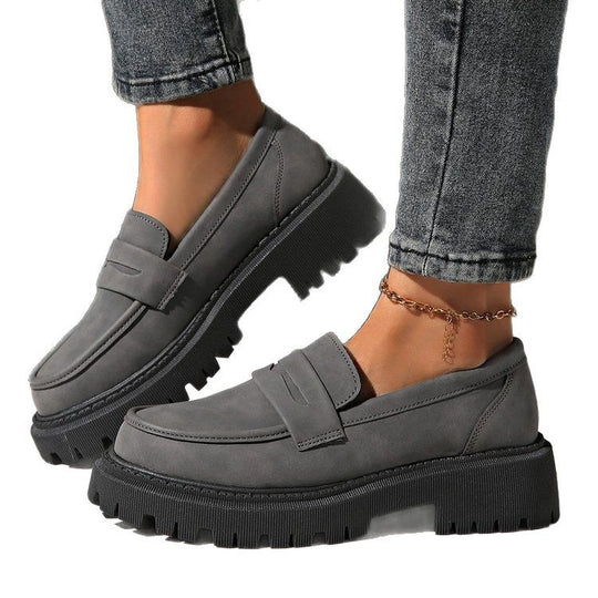 Damen Chunky Mokassins mit robustem Profil EB