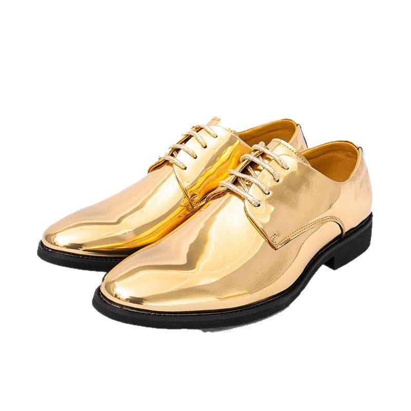 Damen Elegante und glänzende Schnürschuhe EB