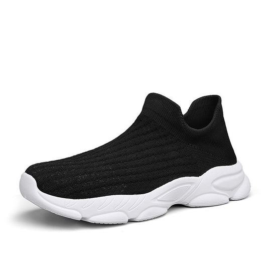 Damen Sportliche Slip-On Sneakers mit flexibler Sohle EB
