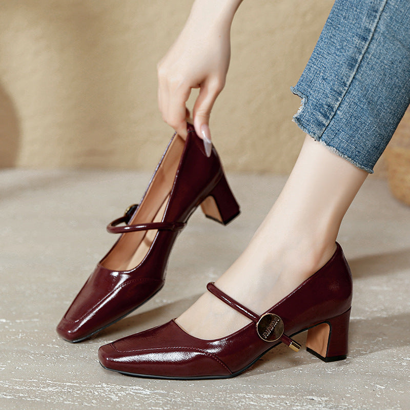 Damen elegante und bequeme Pumps mit verstellbarem Rahmen EB