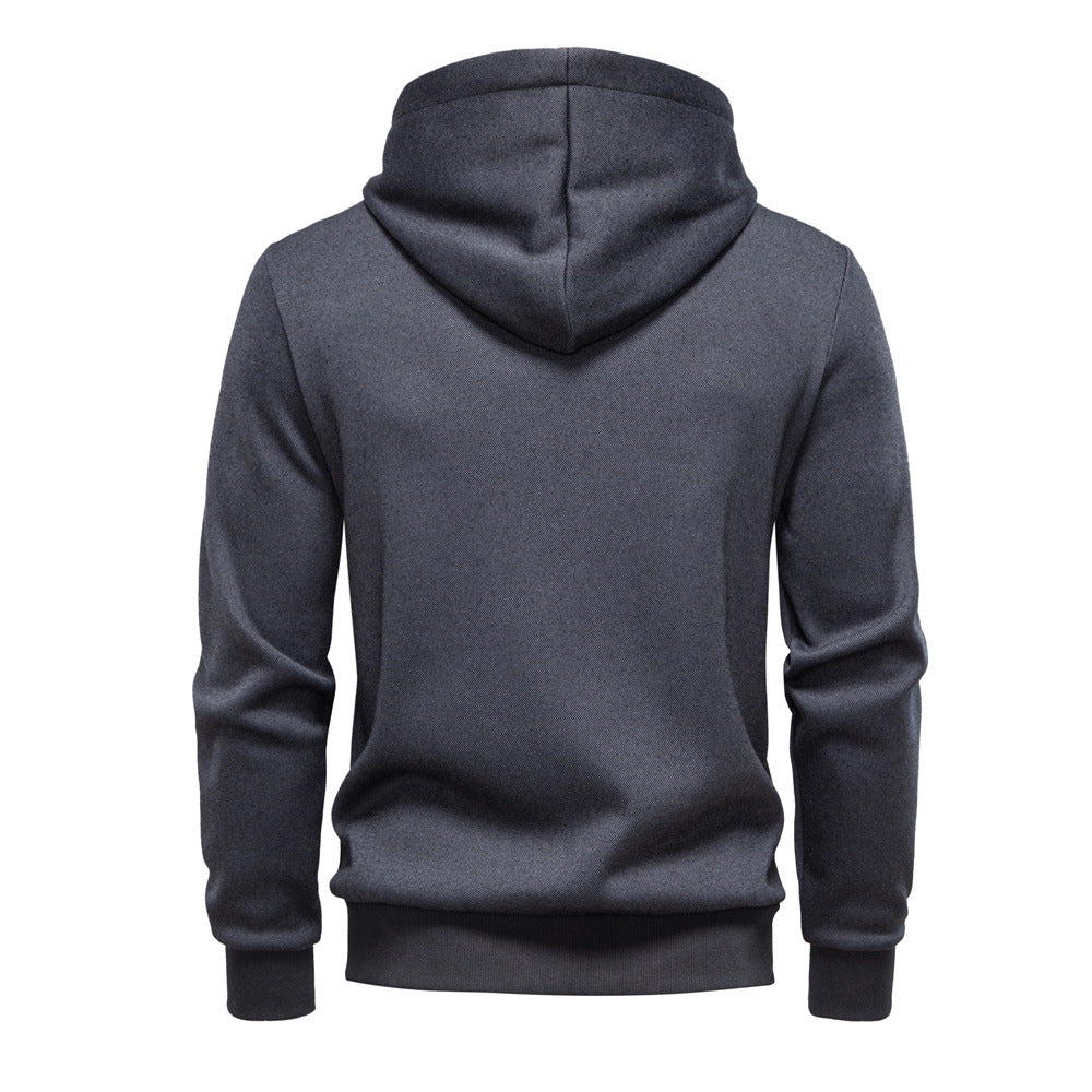Herren funktionale Sweatjacke mit praktischer Kapuze und modernem Reißverschluss EB