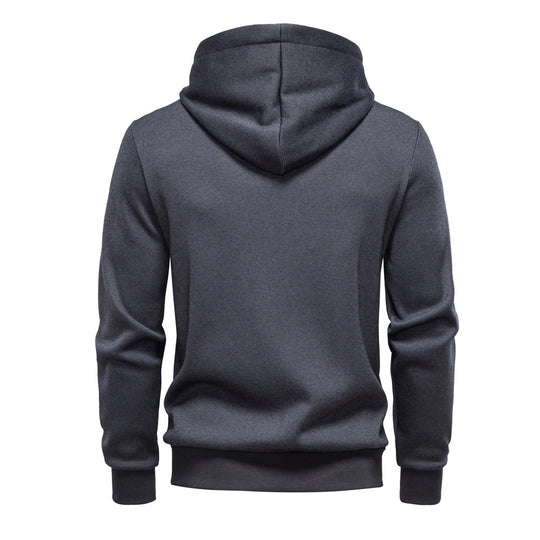 Herren funktionale Sweatjacke mit praktischer Kapuze und modernem Reißverschluss EB