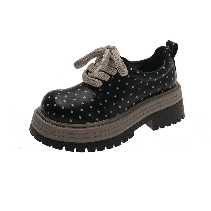Damen Modische Schnürschuhe mit trendigem Blockabsatz EB