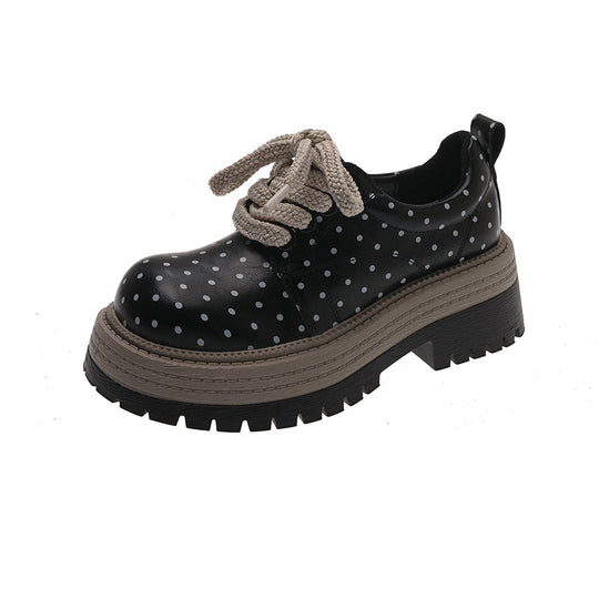 Damen Modische Schnürschuhe mit trendigem Blockabsatz EB
