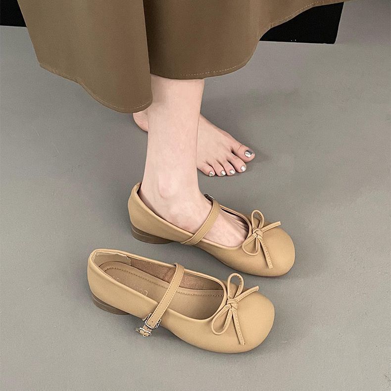 Damen Ballerinas mit dekorativem Schleifendetail und Komfortsohle EB