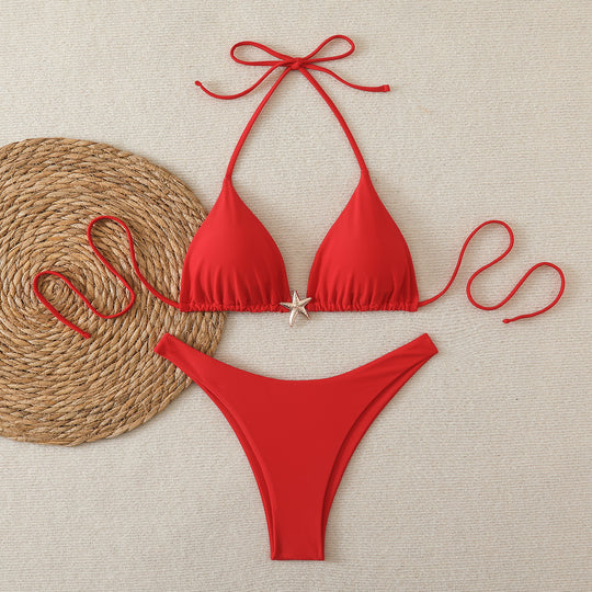 Damen Bikini mit verstellbarem Träger EB