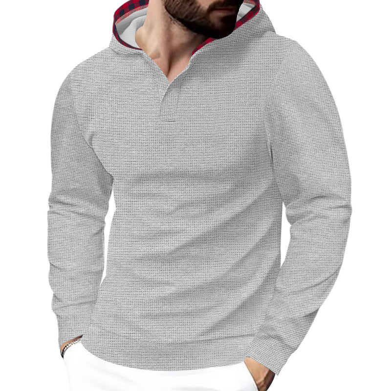 Herren Kapuzensweater mit strukturiertem Design und komfortablem Schnitt EB