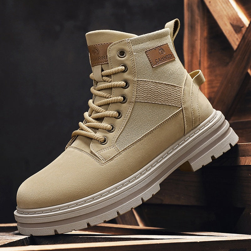 Damen robuste High-Top Stiefel mit praktischer Schnellschnürung und verstärktem Profil EB