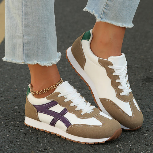Damen Freizeitsneaker mit dynamischem Design und dämpfender Laufsohle EB