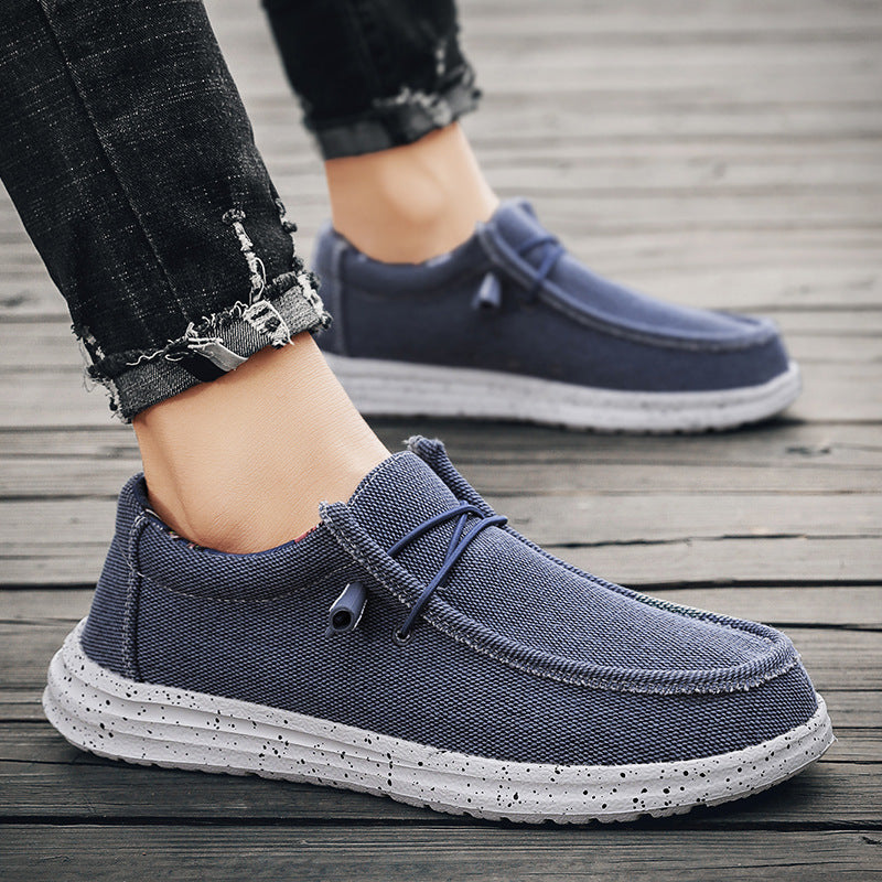 Damen Bequeme Slip-On Freizeitschuhe mit elastischem Einschlupfdesign EB
