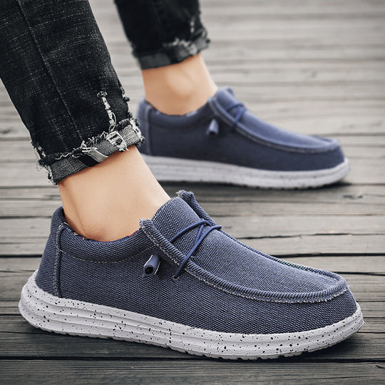 Damen Bequeme Slip-On Freizeitschuhe mit elastischem Einschlupfdesign EB