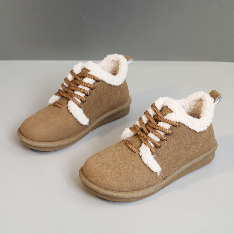 Damen gemütliche Sneaker mit kuscheligem Innenfutter EB