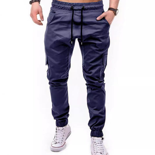 Herren Cargo-Hose mit elastischem Bund und praktischen Multifunktions-Pockets EB
