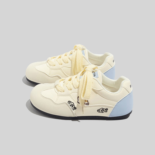 Damen Sportliche Sneakers mit verspielten Tierapplikationen und komfortabler Dämpfung EB