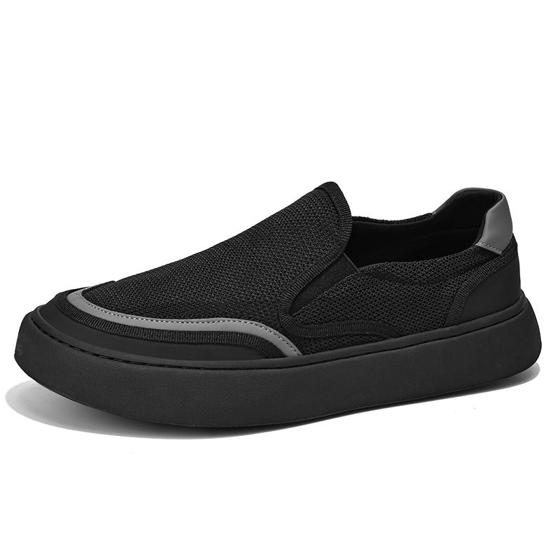 Damen Atmungsaktive Slip-On Sneakers mit elastischem Obermaterial EB