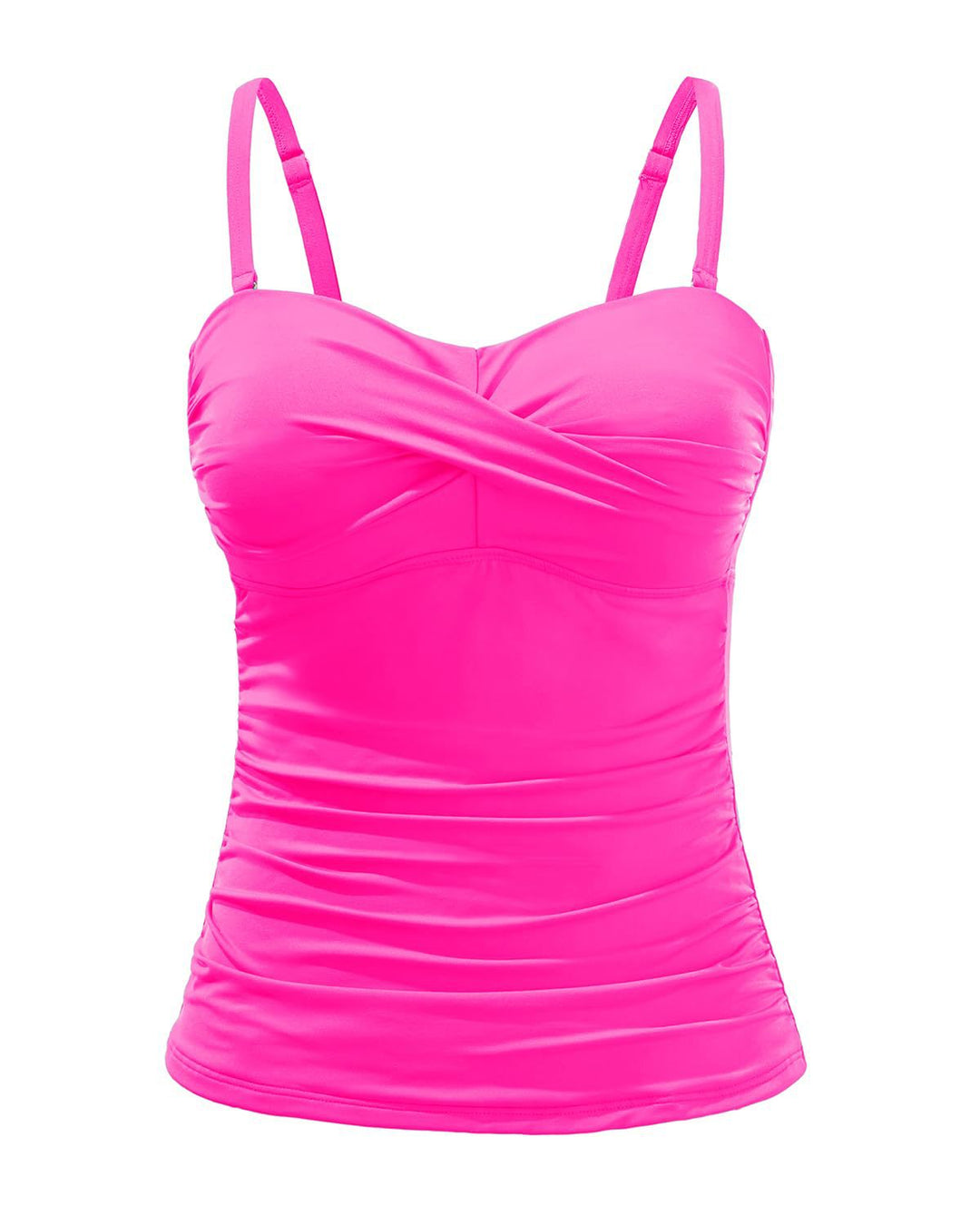Damen Tankini mit raffiniertem Wickeldesign EB