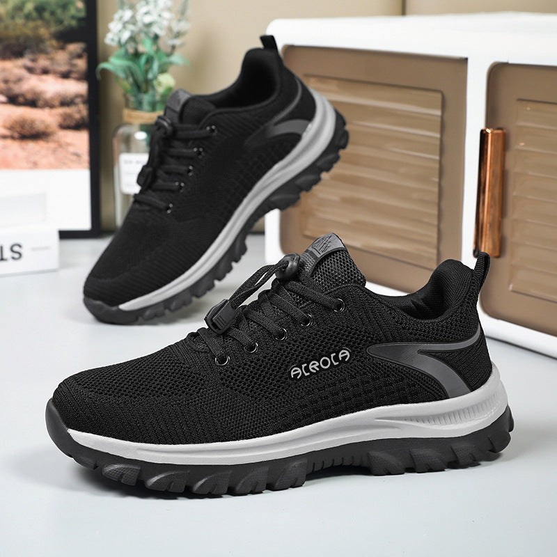 Damen Atmungsaktive Sneaker mit Schnellverschluss EB