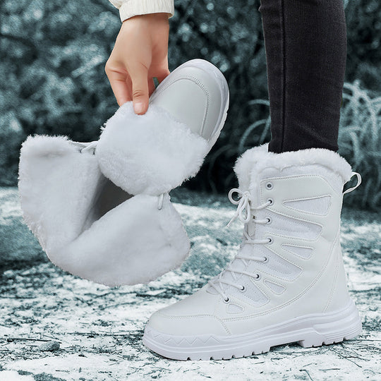 Damen Winterboots mit abnehmbarem Futter und rutschfester Sohle EB