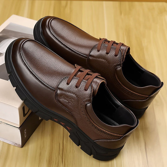 Damen modische Schnürschuhe aus hochwertigem Leder EB