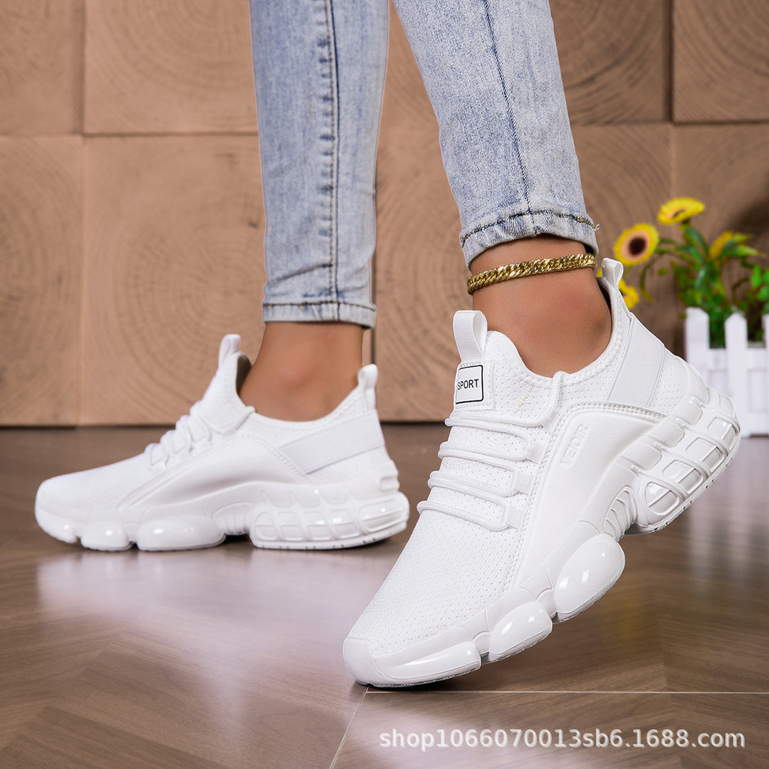 Damen Sportliche Laufschuhe mit stoßdämpfendem Obermaterial und atmungsaktiver Konstruktion EB