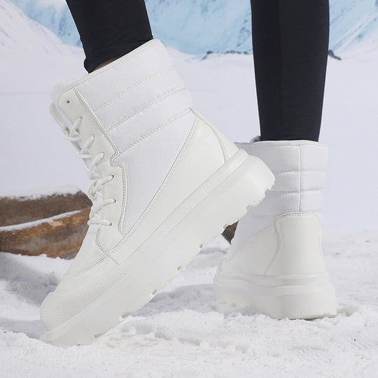 Damen Sportliche Winterstiefel mit isolierender Fütterung und rutschfester Sohle EB