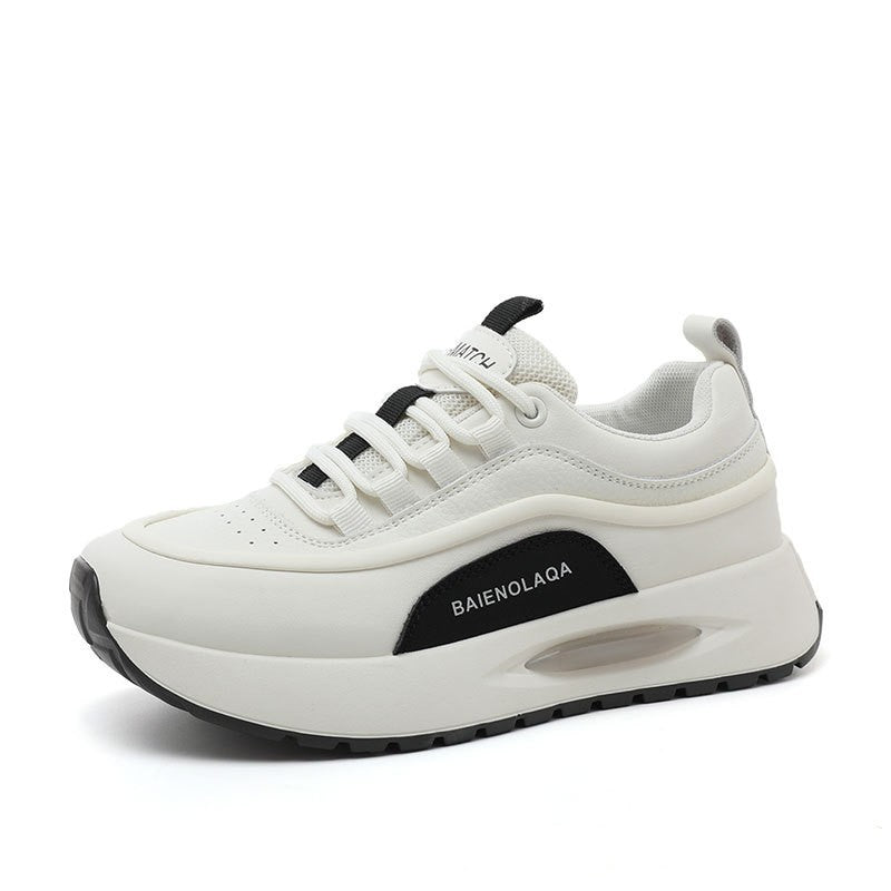 Damen Modische Plattform-Sneaker mit optimaler Dämpfung und atmungsaktiver Obermaterialstruktur EB