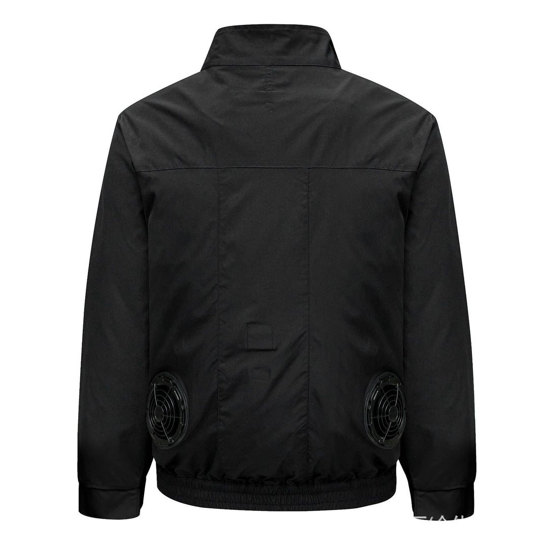 Herren nan leichte gesteppte Thermojacke mit Stehkragen und winddichter Außenhülle R&B