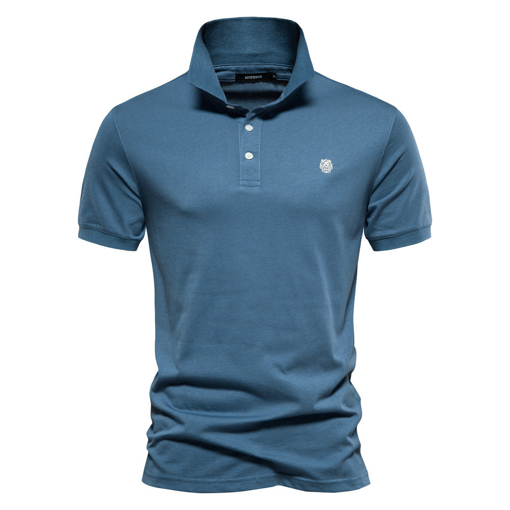 Herren Polo-Shirt mit feiner Piqué-Struktur und klassischem Kragen EB