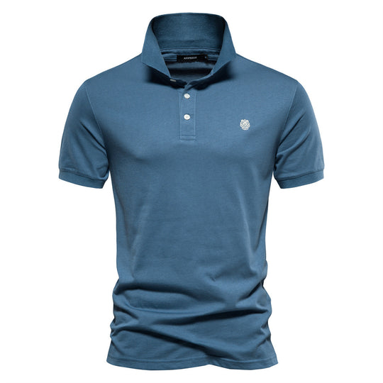 Herren Polo-Shirt mit feiner Piqué-Struktur und klassischem Kragen EB