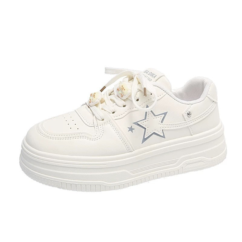 Damen Modische Chunky Sneakers mit verspieltem Design und flexiblem Sohlenprofil EB