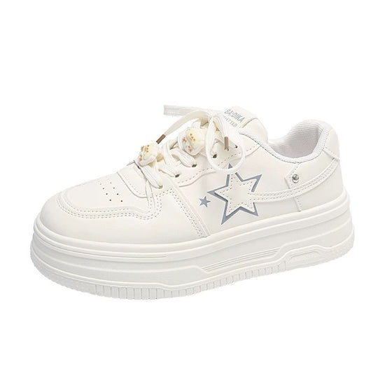 Damen Modische Chunky Sneakers mit verspieltem Design und flexiblem Sohlenprofil EB