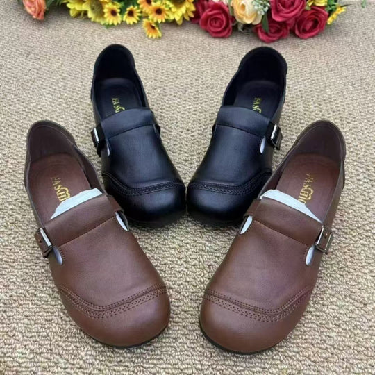Damen Bequeme Clogs mit modischem Schnallen-Detail EB