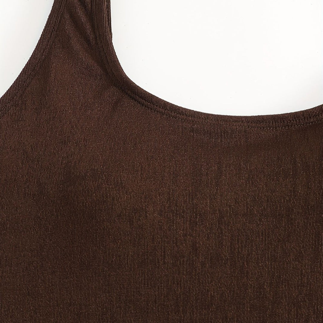 Damen Einteiler Badeanzug mit elegantem Rücken-Detail EB