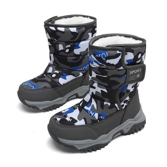 Damen warme und gefütterte Winterstiefel EB