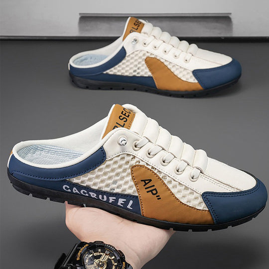 Herren Leichte Slip-On Freizeitsneaker mit Atmungsaktivem Mesh-Design EB