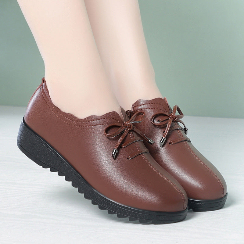 Damen Elegante Schnürschuhe mit modischem Design und bequemer Sohle EB