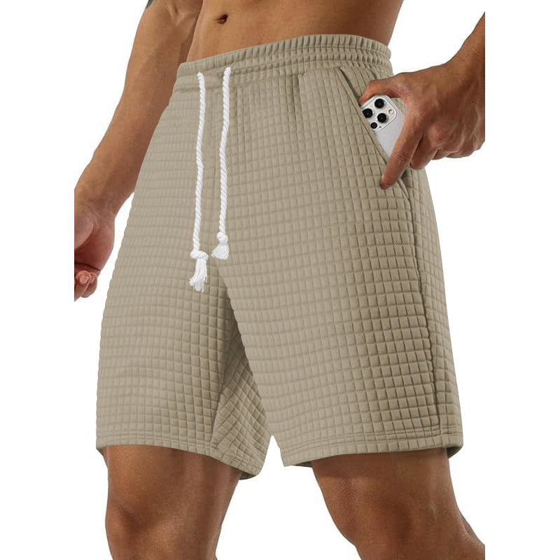 Herren Sportliche Freizeit-Shorts aus atmungsaktivem Material mit praktischen Seitentaschen EB