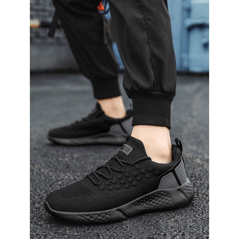 Damen Sportliche Leichtathletik Sneaker mit atmungsaktiver Struktur und dämpfender Sohle EB