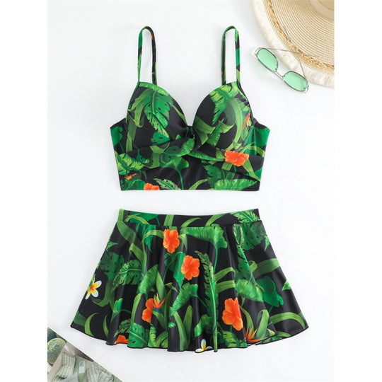 Damen Badeanzug mit floralem Design EB